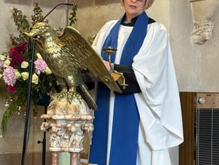 Parishioners celebrate Monica's 30 years of ministry