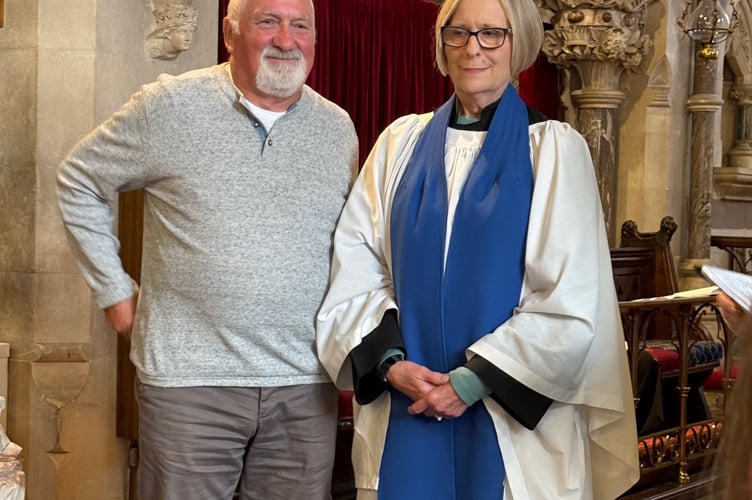 Monica Richardson with her husband Nick