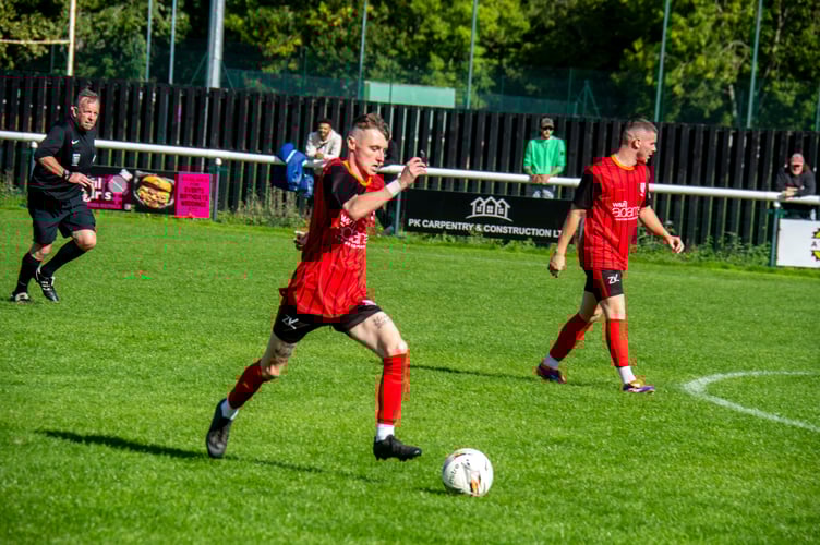 Blakeney goalscorer Sam Dowle