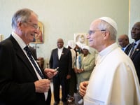 Forest couple have audience with the Pope