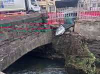 Driver in £50k shut road bridge smash to face 'no action'