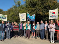 WI 'craftivism' highlights
the plight of  River Wye