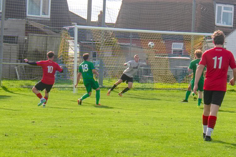 Ollie Fitt scores Milkwall's goal.