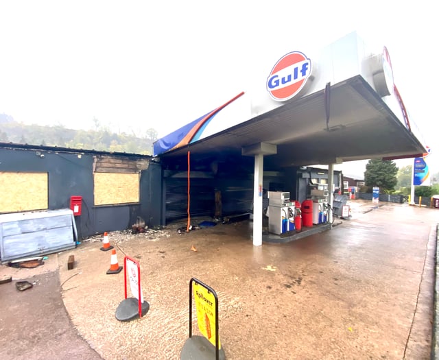 Wyeside petrol station hit by blaze