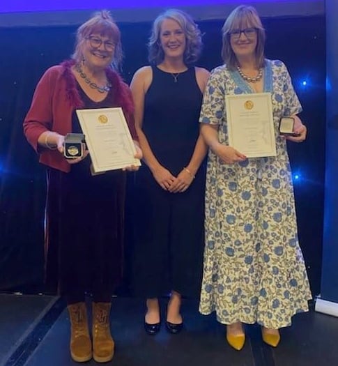 Lydney women who helped stab victim honoured