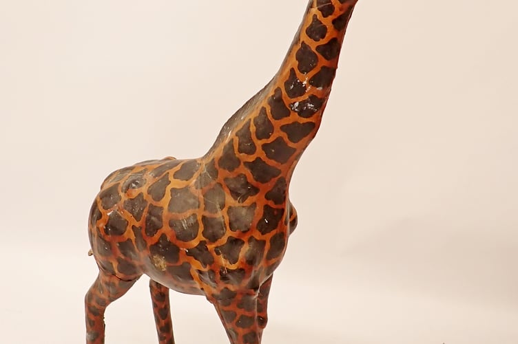 Skin Covered Large Giraffe
