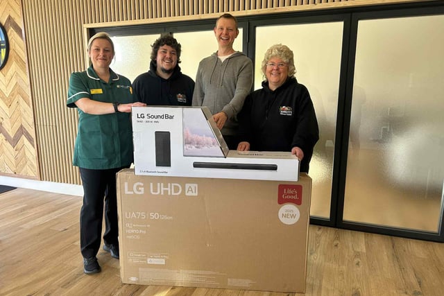 Bowkett's Off-Licence donates tech to hospice