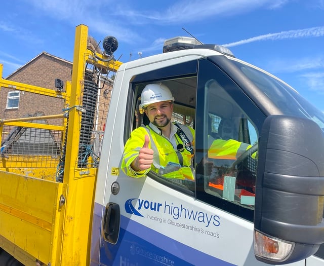 More than 60 miles of the
county's roads resurfaced