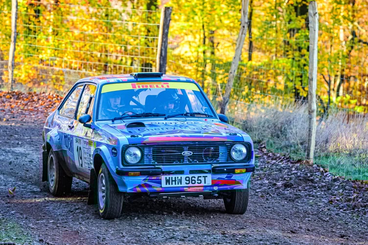Geoff Phelps in the Ford Escort MK2 finished 32nd overall