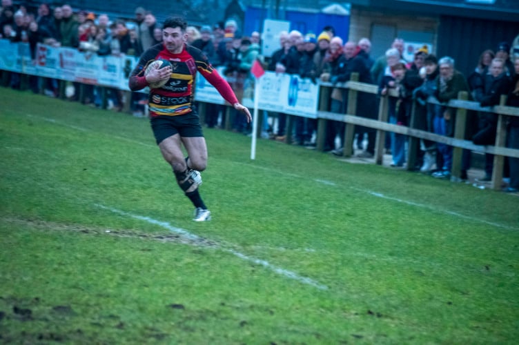 Sam Smith was among Cinderford's scorers. Library picture.