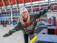 Free festive rail travel with GWR jumper