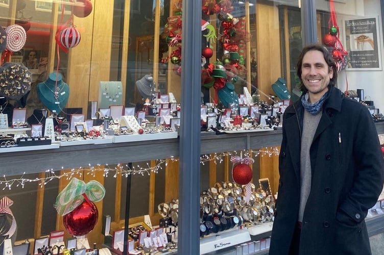 Cllr Johnathan Lane is encouraging people to support local shops.