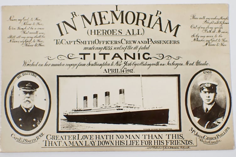 Titanic Memorial Postcard