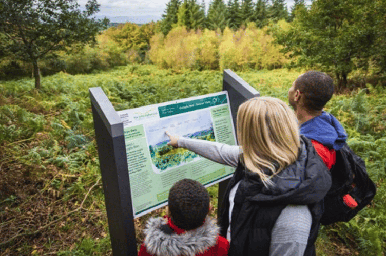 Beacon Hill is a popular beauty spot near Trellech