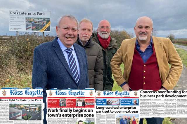 Ross Enterprise Park construction begins