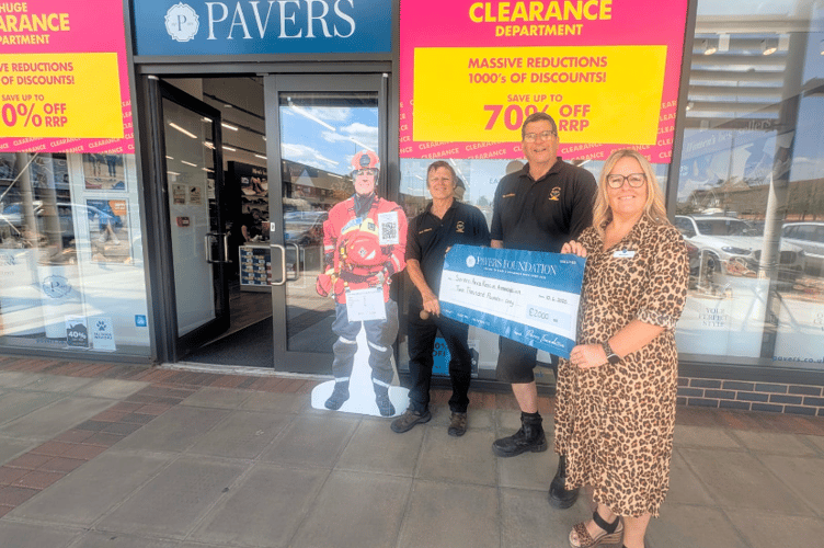 Pavers donation
