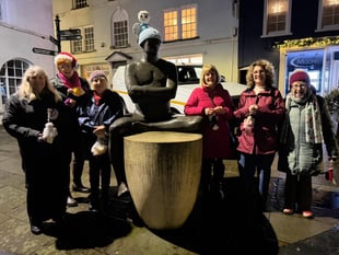 Chepstow Knitters spread festive cheer