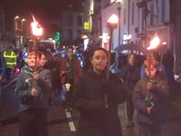Torchlight Parade lights up with Christmas spirit