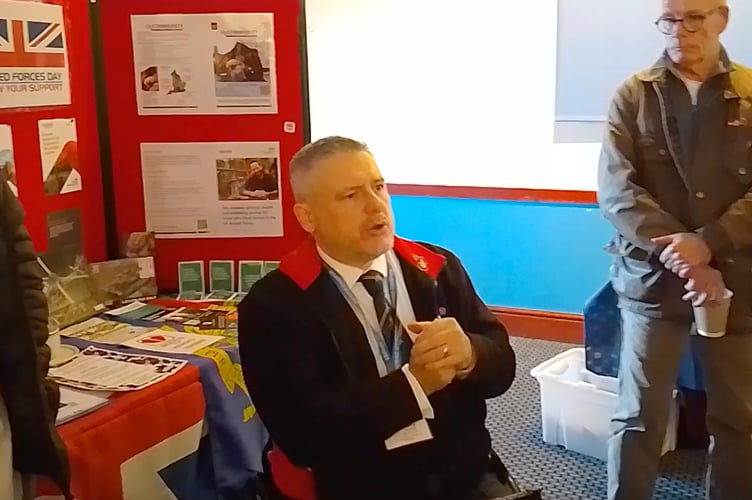 Chris Auker-Howlett of the Gloucestershire Forces Hub.