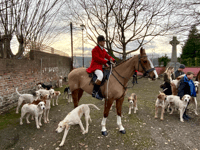 Hunt calls for support as crowds turn out for New Year's Day ride