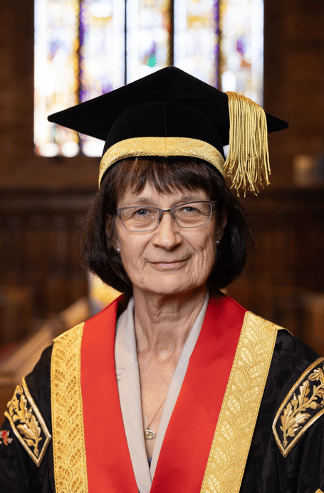 Dame Jenny Harries from Monmouth has been installed Chancellor of Chester University