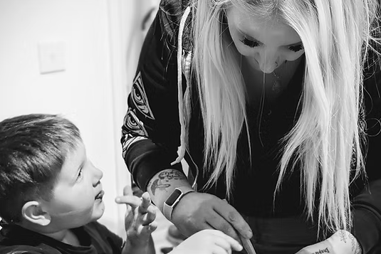 A one-to-one session in Cinderford helps a child build confidence and life skills.