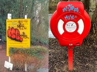 Police investigate as town plagued by graffiti taggers