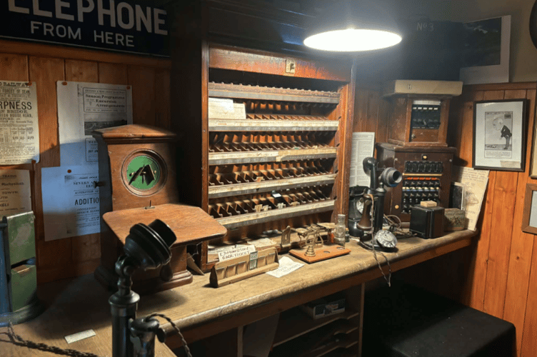 The original Coleford ticket office, fully restored.