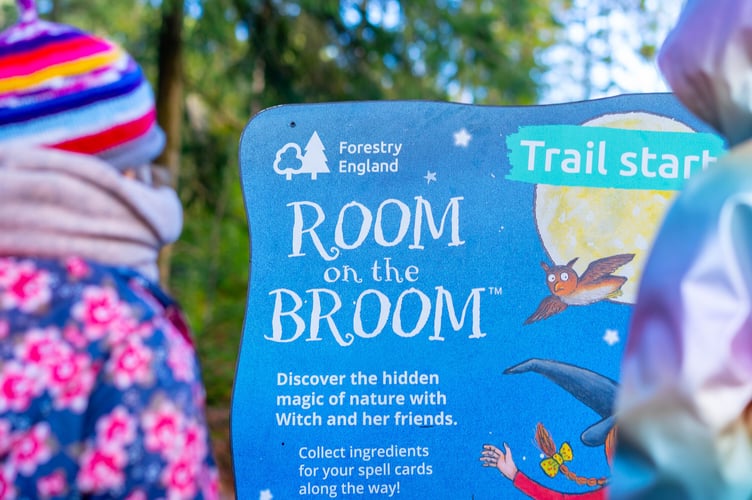 Families can take on the Room on the Broom trail at Beechenhurst