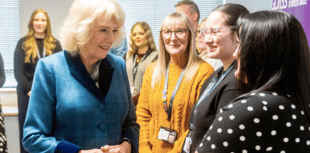 Queen visits Gloucestershire for abuse support