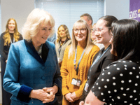Queen visits Gloucestershire for abuse support