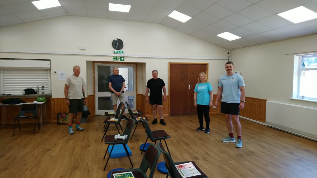 Mitcheldean resident's 90th birthday at community class