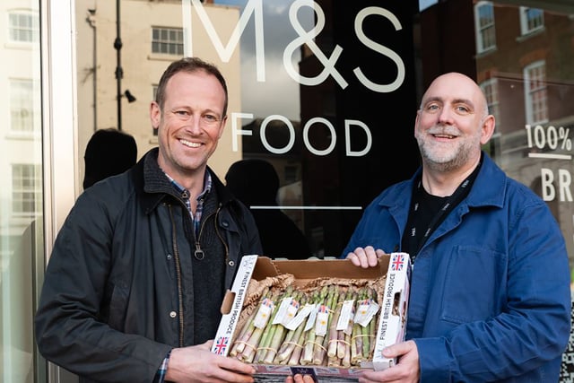 Early British asparagus from Wye Valley farm lands at M&S