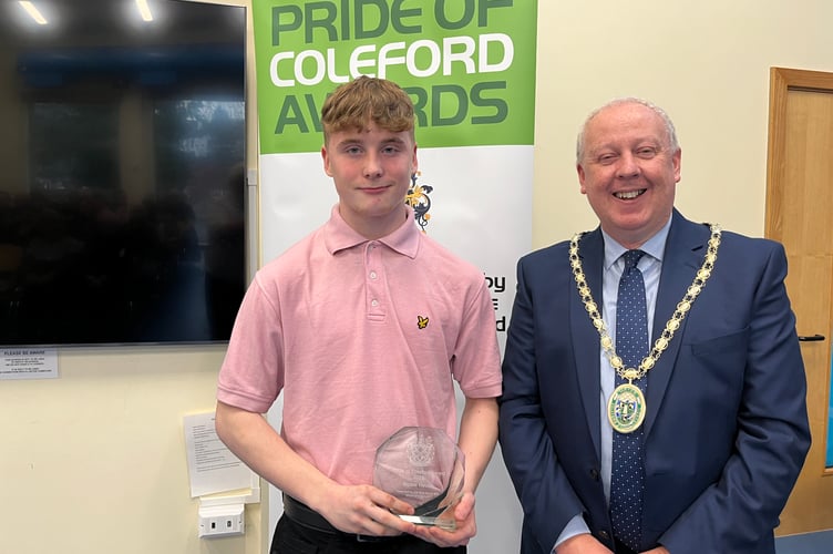 Archie Neville revamped a room at Coleford Baptist Church to create a space for young people.