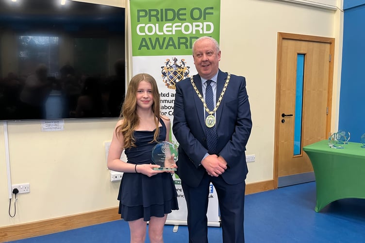 Five Acres High student Aoife OâBrien coacnes younger members of the Forest of Dean Gymnastics Club.