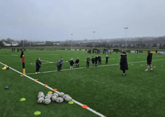 Cinderford RFC's historic day with 150 players