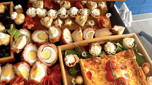 Caption Catering's bespoke cakes and meals