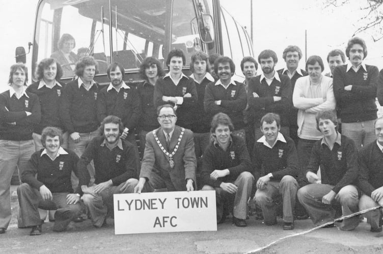 A silence was observed in memory of former Town keeper Rob Johnson who is pictured far right in this picture ahead of tour to Belgium.