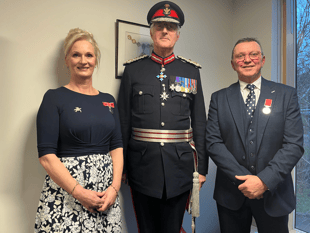 Couple honoured with British Empire Medals for son's legacy