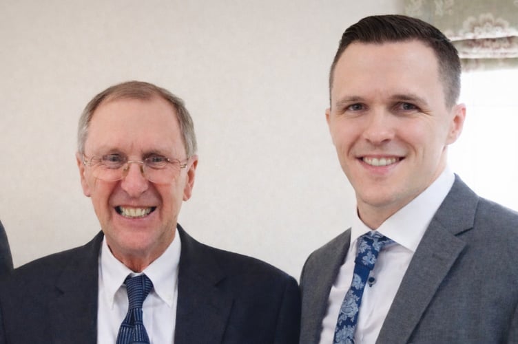 James and his father