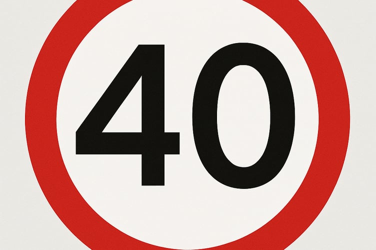 40mph speed limit