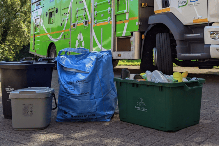 Residents are being reminded what items can be collected from the kerbside across the Forest of Dean.