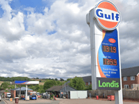 Man charged with armed robbery at Lea Garage on A40