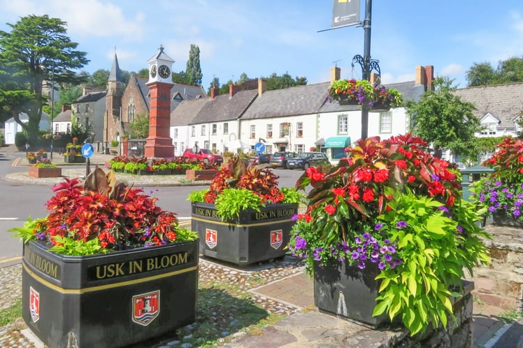 Usk, Town of Flowers, voted best place to live by The Sunday Times