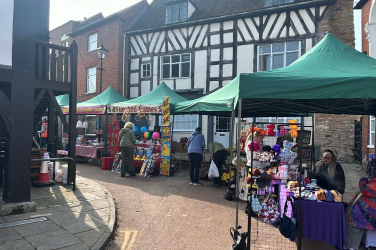 One of the games stalls offering family-friendly activities throughout the day.