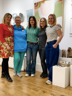 farOpen Exhibition Team pictured, Charlotte Keating, Uschi Arens Price, Sarah Delahoy, Gina Nell and Lisa Dear.