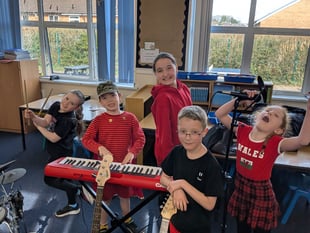 Forest schools join record songwriting