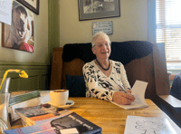 Local author sells 40 novels at book signing event in Staunton