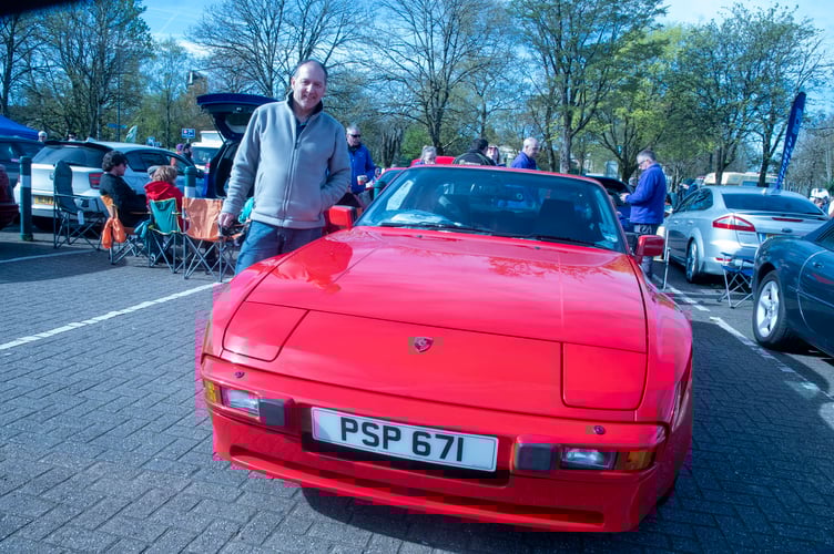 Phil Parry with his 1989 Porsche 944 Lux.