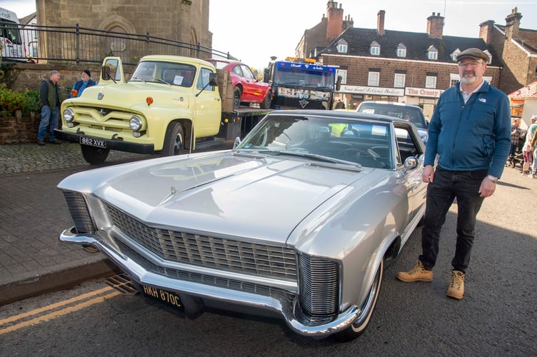 Steve Welsh of Lydbrook with a 1965 Buick Riviera